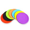 TPR pet dog outdoor training frisbee with custom logo