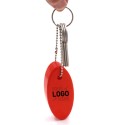 Oval Floater Keychain