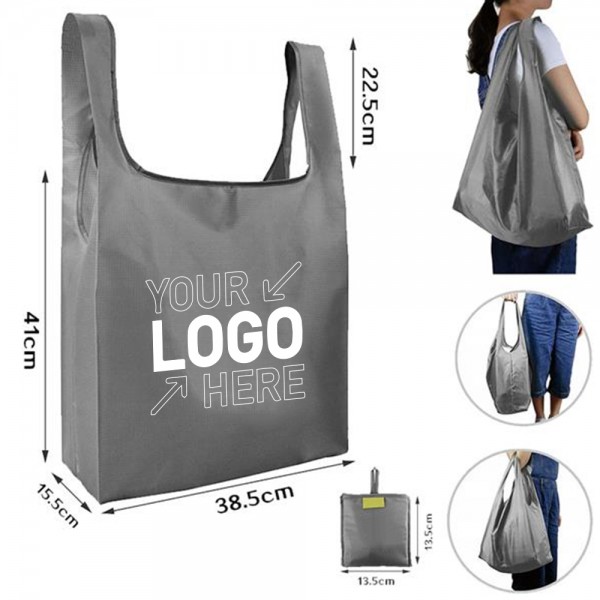 Foldable Grocery Tote with Pouch