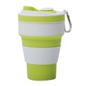 12 Oz. Portable Silicone Foldable Sippy Cup W/Drinking Straw