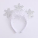 Christmas Snowflake Plush Head Hoop