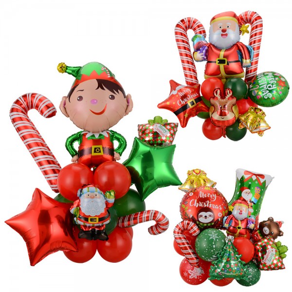 Christmas Mylar Balloon Set