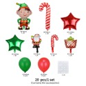 Christmas Mylar Balloon Set