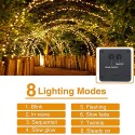 39ft 100 Led String Light Solar Decoration Lamp