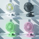 Rotatable Rechargeable Portable Clip USB Fan