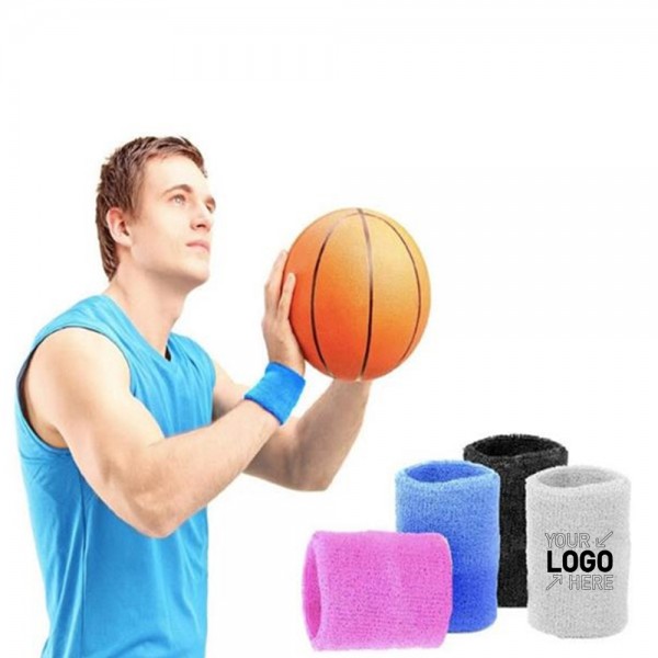 Athletic Cotton Terry Cloth WristBand